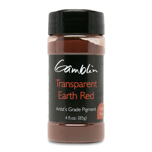 Transparent Earth Red Dry Pigment