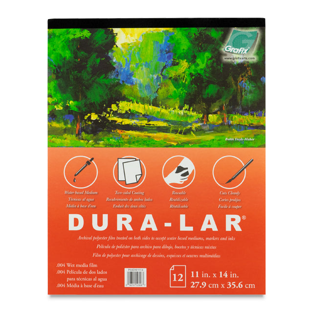 Dura-Lar Wet Media Film Pad - 11" x 14", 12 Sheets