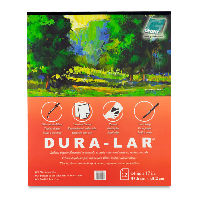 Dura-Lar Wet Media Film Pad - 14" x 17", 12 Sheets