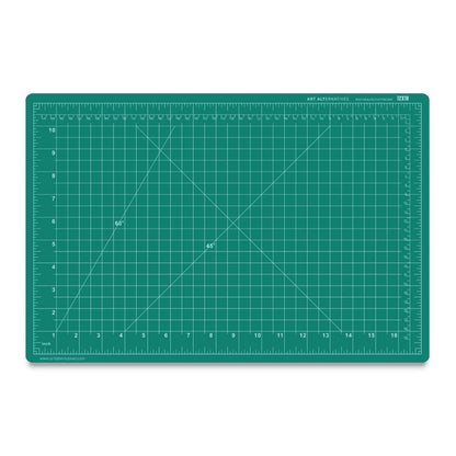 Cutting Mat, Green/Black, 12" x 18", Green Side
