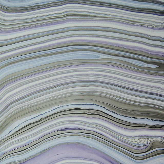 Thai Marbled Mulberry Paper, Smokey Tanzanite