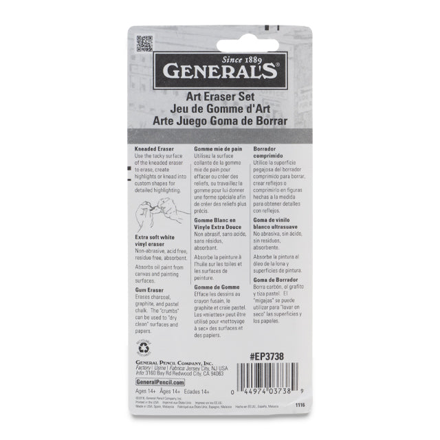 General's Art Eraser Set