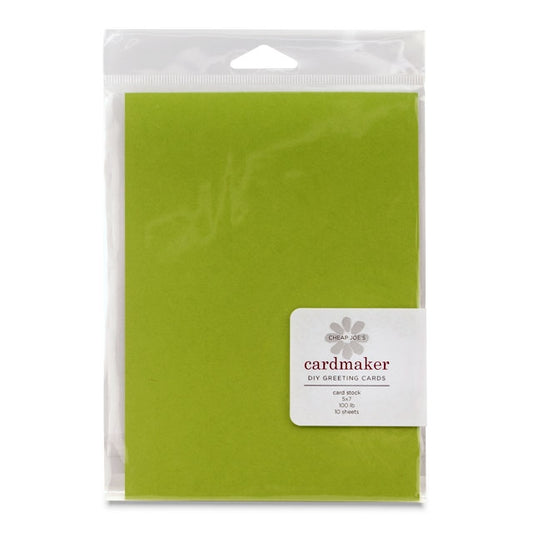 Cardstock, Green Apple, 5" x 7", 10 pack