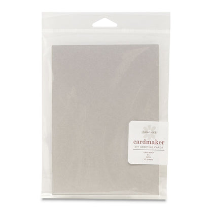 Cardstock, Shimmer Silver, 5" x 7", 10 pack