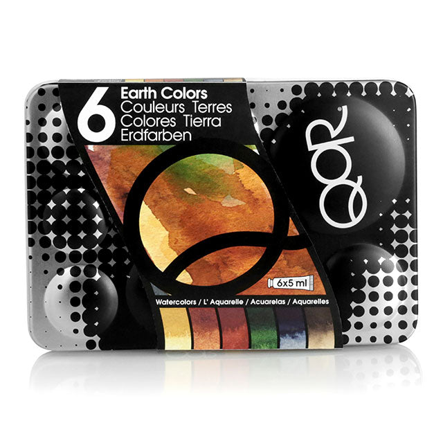 QoR Watercolor Earth Colors 6 Set