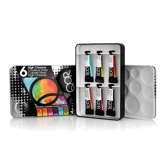 QoR Watercolor High Chroma 6 Set