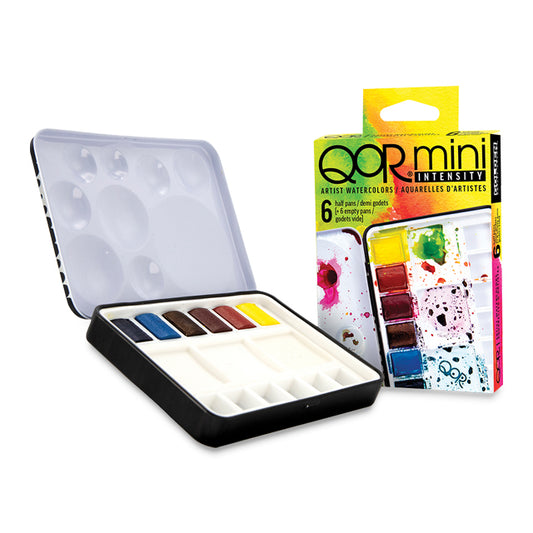 QoR Watercolor Set - Intensity, Set of 6 Half Pans