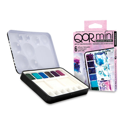 QoR Watercolor Set - Granulators, Set of 6 Half Pans