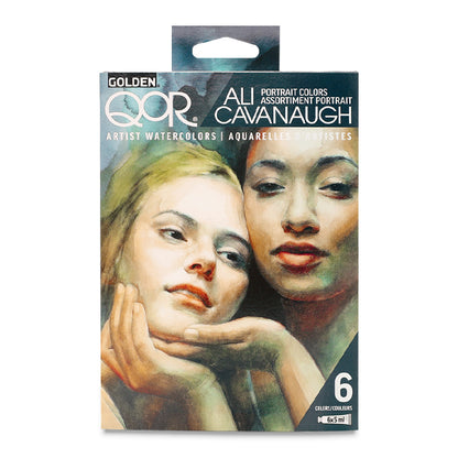 QoR Watercolor - Ali Cavanaugh Portrait Colors, Set of 6 Tubes