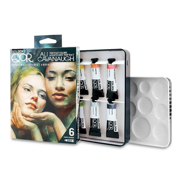 QoR Watercolor - Ali Cavanaugh Portrait Colors, Set of 6 Tubes