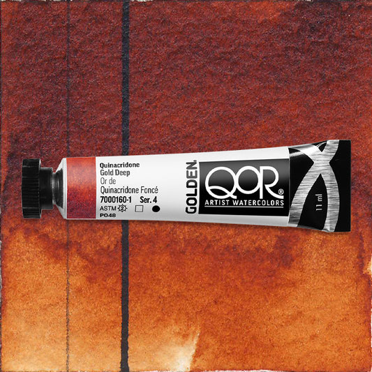 QoR Watercolor - Quinacridone Gold Deep, 11 ml