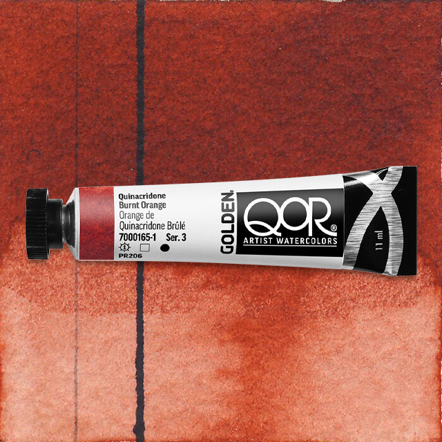 QoR Watercolor - Quinacridone Burnt Orange, 11 ml