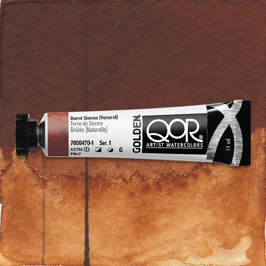 QoR Watercolor - Burnt Sienna (Natural), 11 ml