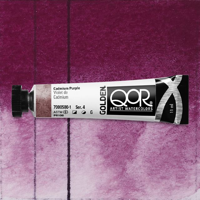 QoR Watercolor - Cadmium Purple, 11 ml