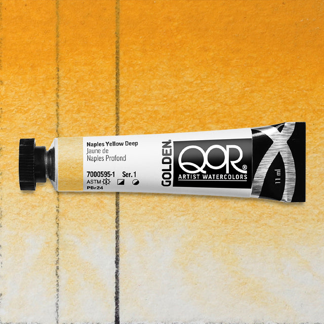 QoR Watercolor - Naples Yellow Deep, 11 ml