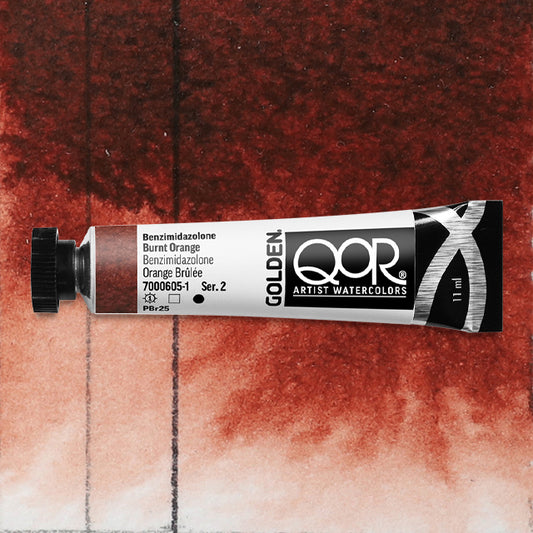 QoR Watercolor - Benzimidazolone Burnt Orange, 11 ml