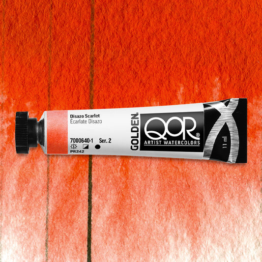 QoR Watercolor - Disazo Scarlet, 11 ml