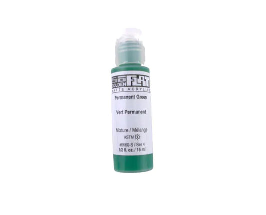 Free Golden 15 ml Matte Acrylic Permanent Green