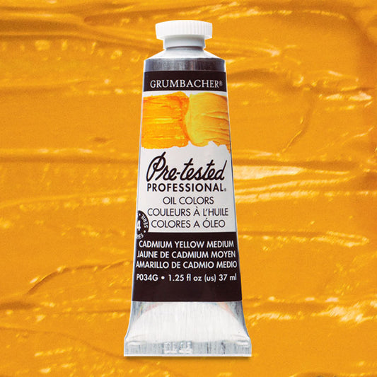 Cadmium Yellow Medium, 37 ml.