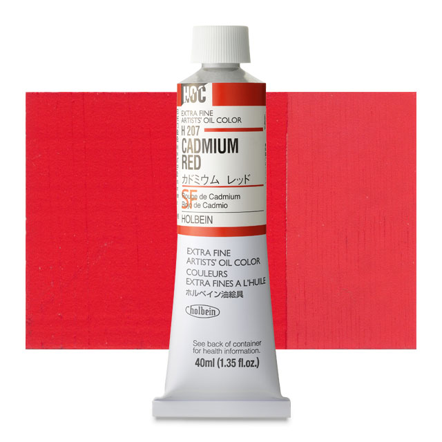 Cadmium Red, 40 ml.