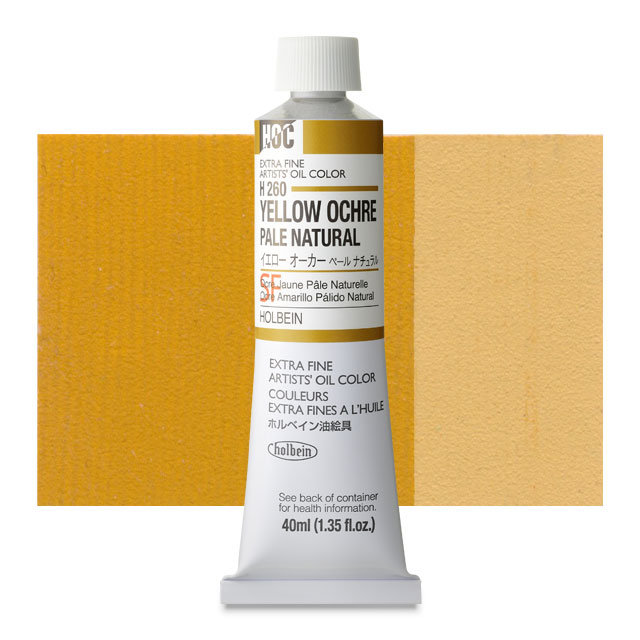 Yellow Ochre Pale Natural, 40 ml.