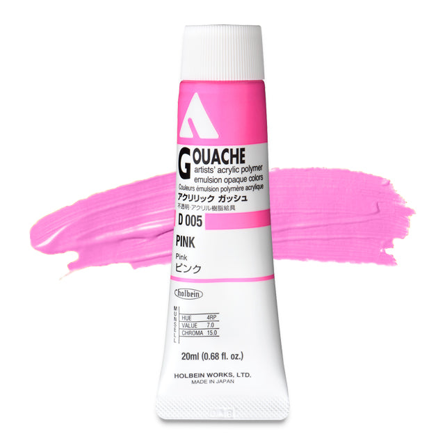 Holbein Acryla Gouache, Pink, 20 ml.