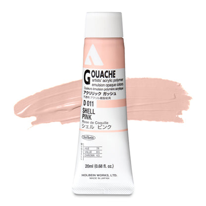 Holbein Acryla Gouache, Shell Pink, 20 ml.