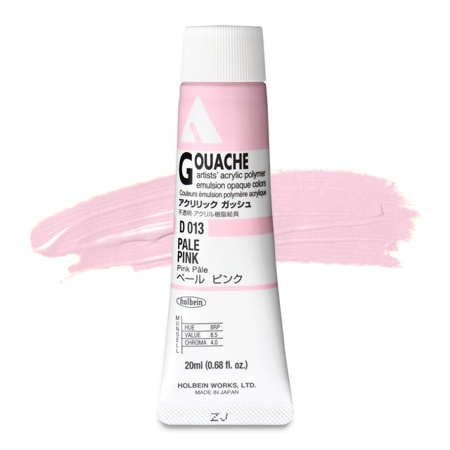 Holbein Acryla Gouache, Pale Pink, 20 ml.