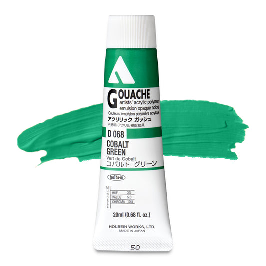 Holbein Acryla Gouache, Cobalt Green, 20 ml.