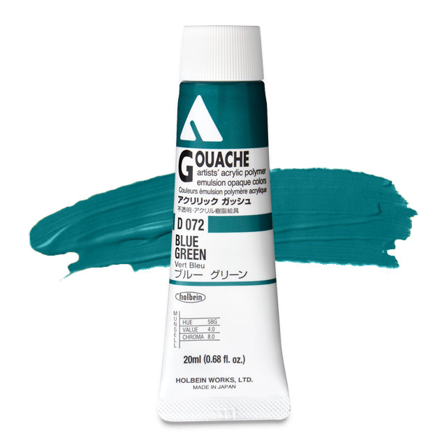 Holbein Acryla Gouache, Blue Green, 20 ml.