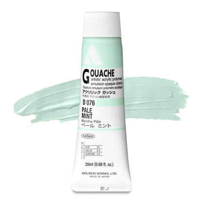 Holbein Acryla Gouache, Pale Mint, 20 ml.