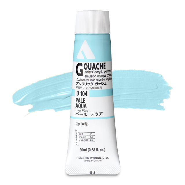 Holbein Acryla Gouache, Pale Aqua, 20 ml.