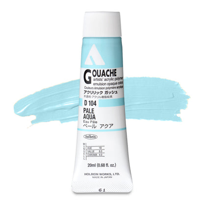 Holbein Acryla Gouache, Pale Aqua, 20 ml.