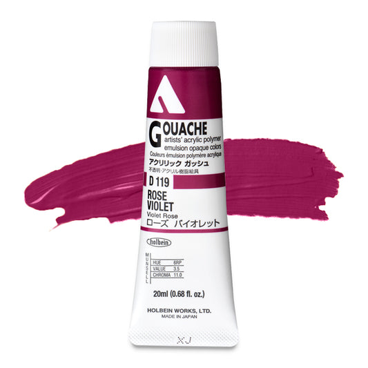 Holbein Acryla Gouache, Rose Violet, 20 ml.