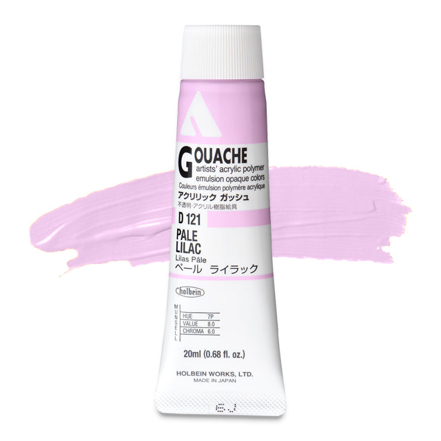 Holbein Acryla Gouache, Pale Lilac, 20 ml.