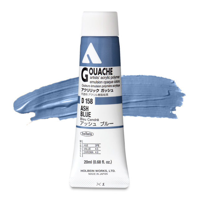 Holbein Acryla Gouache, Ash Blue, 20 ml.