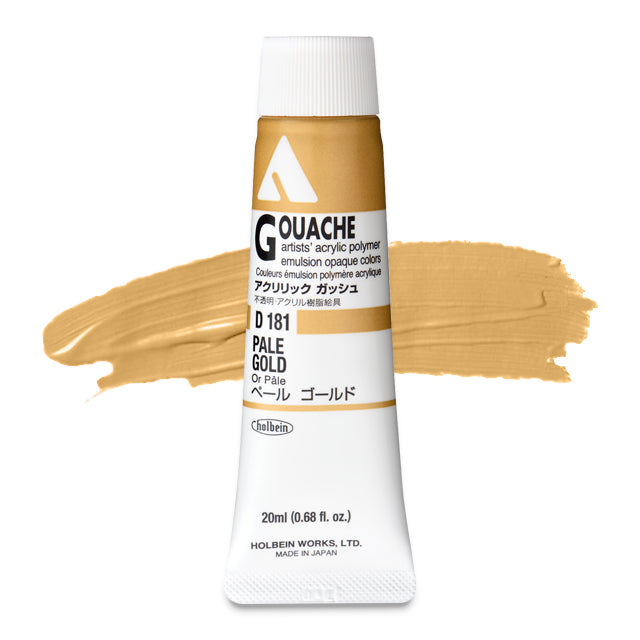 Holbein Acryla Gouache, Pale Gold, 20 ml.