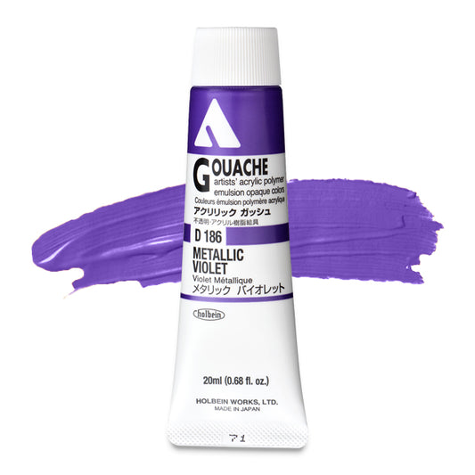 Holbein Acryla Gouache, Metallic Violet, 20 ml.