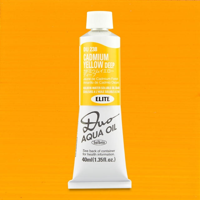 Cadmium Yellow Deep, 40 ml. (Elite Color)