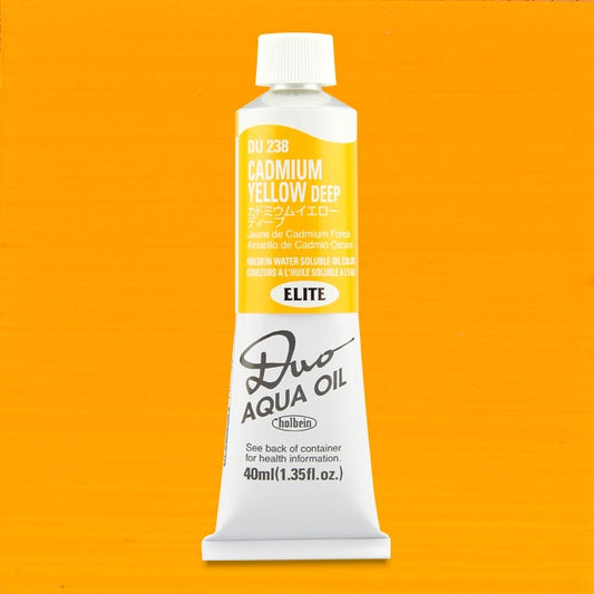 Cadmium Yellow Deep, 40 ml. (Elite Color)