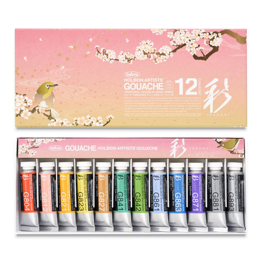 Holbein Irodori Artist Gouache - Spring Set, 15 ml