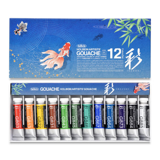 Holbein Irodori Artist Gouache - Summer Set, 15 ml