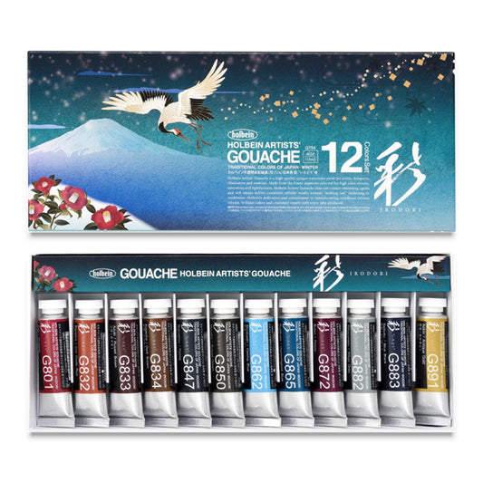 Holbein Irodori Artist Gouache - Winter Set, 15 ml