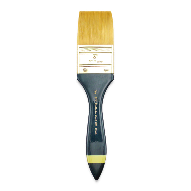 Gold Synthetic Brush - Wash, 2"