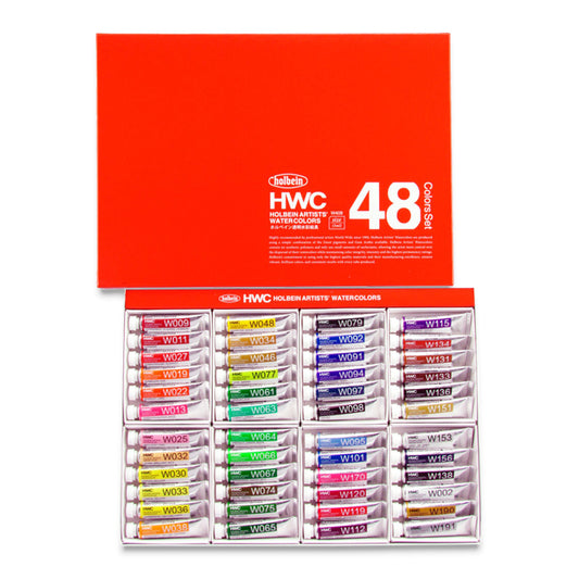 Holbein Artists' Watercolor - Set of 48, 5 ml