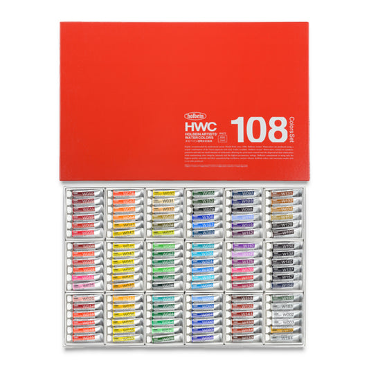 Holbein Artists' Watercolor - Set of 108, 5 ml