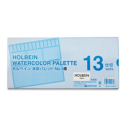 Holbein Aluminum Folding Watercolor Palette - 13 Wells