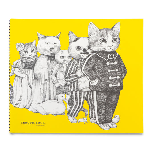 Holbein x Yuko Higuchi, Cats on Parade Sketchbook - 8-3/4" x 10"