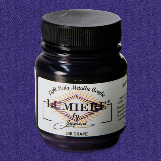 Jacquard Lumiere Acrylic - Grape, 2.25 oz.