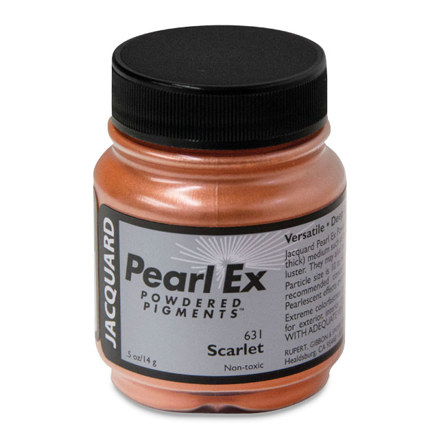 Pearl Ex Powdered Pigment, Scarlet, .75 oz.